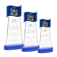 The Flag Award features a striking flag-shaped cutout at the top,... from ASI...