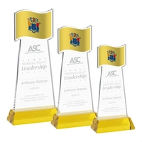 The Flag Award features a striking flag-shaped cutout at the top,... from ASI...