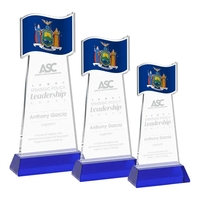 The Flag Award features a striking flag-shaped cutout at the top,... from ASI...