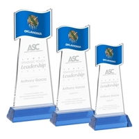 The Flag Award features a striking flag-shaped cutout at the top,... from ASI...