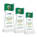 Flag VividPrint™ Award - White