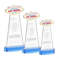 The Las Vegas Award is crafted from premium starfire crystal, featuring......