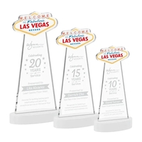 The Las Vegas Award is crafted from premium starfire crystal, featuring......