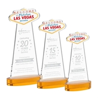 The Las Vegas Award is crafted from premium starfire crystal, featuring......
