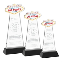 The Las Vegas Award is crafted from premium starfire crystal, featuring......