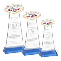 The Las Vegas Award is crafted from premium starfire crystal, featuring......