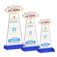 The Las Vegas Award is crafted from premium starfire crystal, featuring......