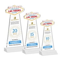 The Las Vegas Award is crafted from premium starfire crystal, featuring......