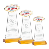 The Las Vegas Award is crafted from premium starfire crystal, featuring......