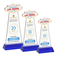 Las Vegas VividPrint™ Award on Hartford Base - Blue