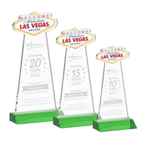 The Las Vegas Award is crafted from premium starfire crystal, featuring......