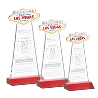 The Las Vegas Award is crafted from premium starfire crystal, featuring......