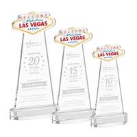 The Las Vegas Award is crafted from premium starfire crystal, featuring......