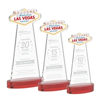 The Las Vegas Award is crafted from premium starfire crystal, featuring......