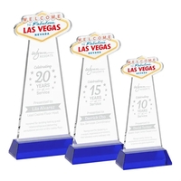 The Las Vegas Award is crafted from premium starfire crystal, featuring......