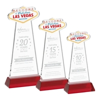 The Las Vegas Award is crafted from premium starfire crystal, featuring......