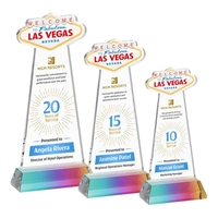 Las Vegas VividPrint™ Award on Hartford Base - Prismatic