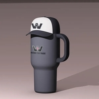 Vacuum-insulated tumbler keeps drinks cold 24h/ hot 12h with leak-proof...