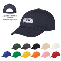 100% Cotton Twill Cap, 5 Panel, Medium Profile, Unstructured Crown &... from...
