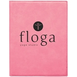 7" x 9" Leatherette Pink Portfolio