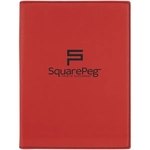 7" x 9" Leatherette Red Portfolio