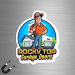 Full Color Custom Shape Kiss-Cut Magnet (up to 4 sq. in.)