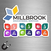 Full Color Custom Shape Kiss-Cut Magnet (9.1 to 16 sq. in.)