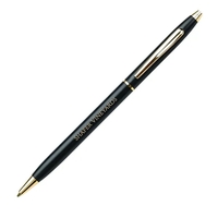 Sleek black metal pen with gold trim.... from ASI 84592 St Regis Group