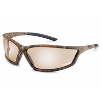 Camo frame, bronze mirror lens, 4X4 safety glass. Printed on lower... from...