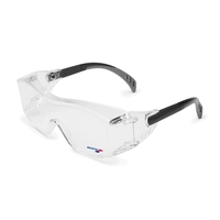 Black frame, clear lens, Cover2 safety glass