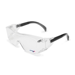 Black frame, clear lens, Cover2 safety glass