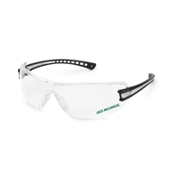 Black frame, elastic temple, Luminary safety glasses. Complies with ANSI....