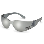 Grey frame, silver mirror lens, Starlite safety glasses