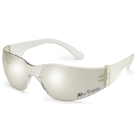 Clear frame, universal-fit temple, Starlite safety glasses. Complies with...