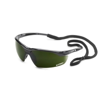 Black lens, black frame, Conqueror IR welding safety glasses. Printed on......