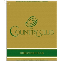 16" x 19" designer woven golf towel with grommet and hook... from ASI 57653...