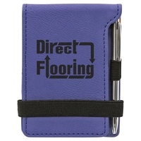 3 1/4" x 4 3/4" notepad made of purple leatherette with... from ASI 74601 Calico