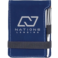 3 1/4" x 4 3/4" 50-page lined mini notepad with blue... from ASI 74601 Calico