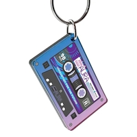 Replica Cassette Tape Acrylic Key Tag