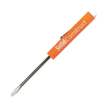 Pocket Screwdriver 1/8" Flat Tip Blade + Button Top