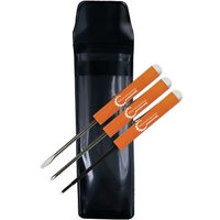 Tool set includes magnetic pickup tool and jumbo reversible 3/16" flat......