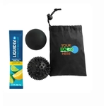 Massage & Hydration Wellness Kit in Drawstring Pouch