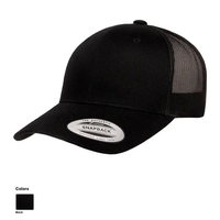 Eco-friendly Flexfit trucker cap made from recycled materials-ideal for...