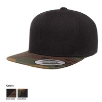 2-tone camo Flexfit snapback with premium feel-great for standout branding...