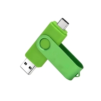 An aluminum and plastic Type-C USB 2.0 flash drive available in... from ASI...