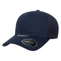 Flexfit 110 nu mesh cap with mid profile and snap closure-ideal... from ASI...