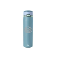Simple Modern™ 24oz Water bottle featuring a contoured straw lid, push......