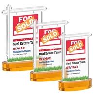 Real Estate VividPrint™ Award on Alberton Base - Amber