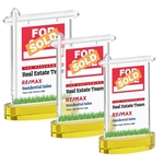 Real Estate VividPrint™ Award on Alberton Base - Gold