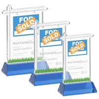 Real Estate Award on Hartford Base - Sky Blue